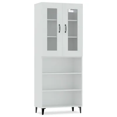 Produktbild von vidaXL Highboard Weiß 69,5x34x180 cm Holzwerkstoff