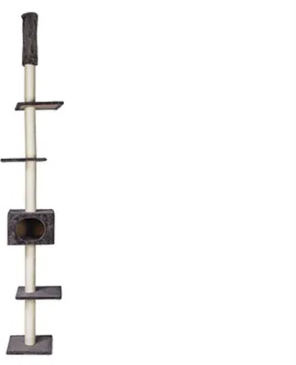 Produktbild von Karlie Cometa Kratzbaum - Plüsch/Sisal - Grau - 35x35x263 cm