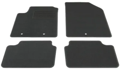 Fußmatten Set für Hyundai i10 Typ IA / BA, Bj. 11/2013-11/2019, schwarz