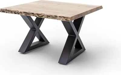 Produktbild von Couchtisch >CARTAGENA< in Akazie natur, massiv lackiert - 75x45x75cm (BxHxT)
