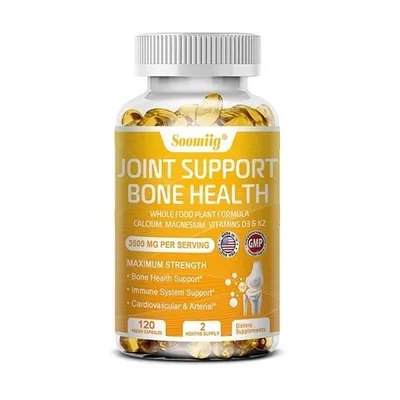 Produktbild von Joint Support Bone Health + Calcium & Vitamin D3 (120 Kapseln) Gelenke, Knochen, Muskeln, Gelenkgesundheit, Immunsystem