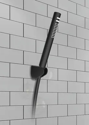 Produktbild von AVITAL Stabhandbrause schwarz matt