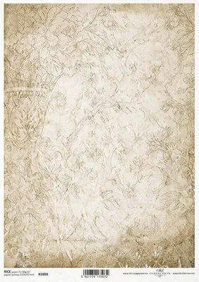 Produktbild von ITD Reispapier Decoupage Bastelpapier, Tapetenmotiv Vintage R2088