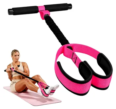 Produktbild von Pedal Widerstandsband mit Griff für Frauen, multifunktionales Trainingsgerät für Zuhause