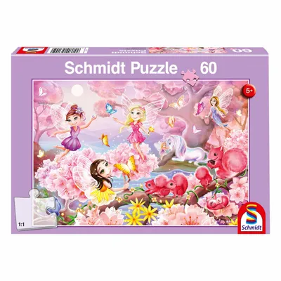 Image de 60 pièces Schmidt Spiele Kinder Puzzle Feentanz 56155