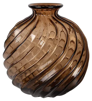 Produktbild von Clayre & Eef Vase Ø 24x25 cm Braun Glas