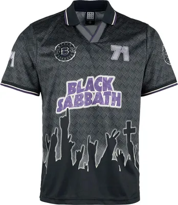 Produktbild von Black Sabbath Trikot Herren Crowd Rock FC schwarz L
