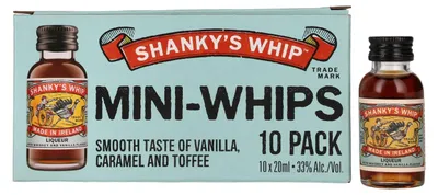 Produktbild von Shanky's Whip Liqueur 33% Vol. 10x0,02l