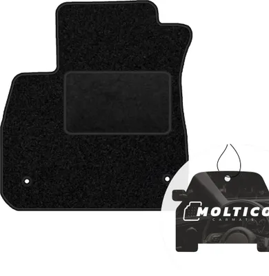Image de moto-MOLTICO Tapis de sol conducteur Auto Velours côté conducteur Tapis de sol conducteur noir 1 pièce adapté à l'Opel Insignia II à partir de 2017