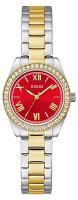 Image de Montre-bracelet Guess pour femme GD MINI LUNA GW0841L8 Acier inoxydable bicolore