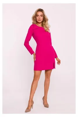 Imagen del producto de Made of Emotion: Vestido mini para mujer, modelo Gan M814, color fucsia, talla L