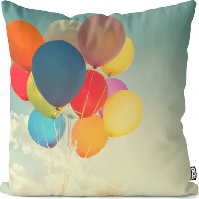 Produktbild von VOID Retro Luftballons Party Feier Kissenbezug Kissenhülle sofa couch wohnzimmer dekoration wasserfest Outdoor Garten Kissen bezug deko