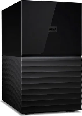 Produktbild von Western Digital My Book Duo, 20 TB, HDD, 2,38 kg, Desktop, Schwarz
