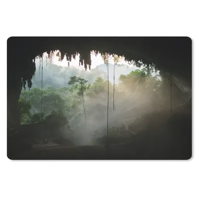 Produktbild von MuchoWow® Mauspad Mousepad Blick aus einer Höhle in Borneo 27x18 cm - Mousepads - Maus Mat - Pad - Mausunterlage - Büroartikel - Desk Matten