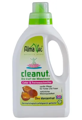 Produktbild von AlmaWin, Waschmittel mit Walnuss-Saponin, 25 Waschgänge, 750 ml