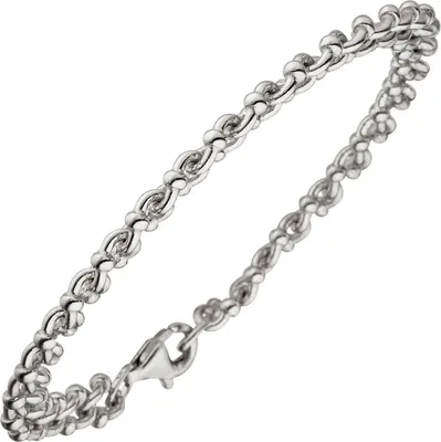 Produktbild von JOBO Armband 925 Sterling Silber 21 cm Silberarmband Krebsarmband