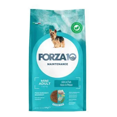 Produktbild von Forza10 Mini Maintenance reich an Fisch 4kg für Hunde Monoprotein