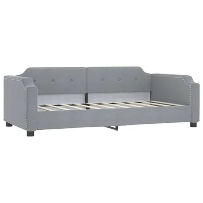 Produktbild von vidaXL Tagesbett Hellgrau 100x200 cm Stoff