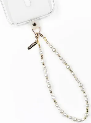 Zdjęcie produktu dla Crong Phone Charm - Smycz zawieszka do telefonu (Pearls)