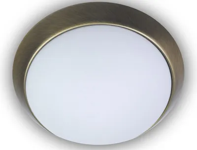 Produktbild von Niermann E27 Deckenleuchte Opal matt Glas, Altmessing, 35cm,  Germany
