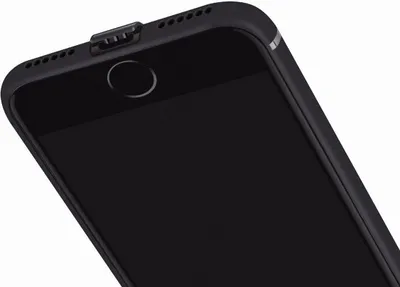 Zdjęcie produktu dla Etui na telefon komórkowy Apple iPhone 8 Plus Bumper Case Black Silicone Cover