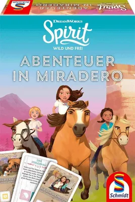 Produktbild von Schmidt - DreamWorks - Spirit - Abenteuer in Miradero Spiel Kartenspiel