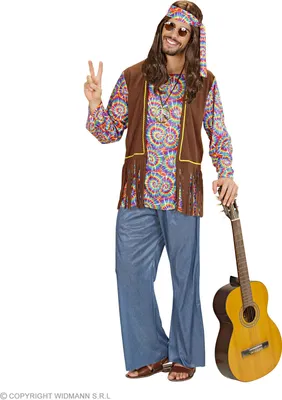 Immagine prodotto di Costume Hippy Psychedelic Hippie - 70s Woodstock XL - 54/56