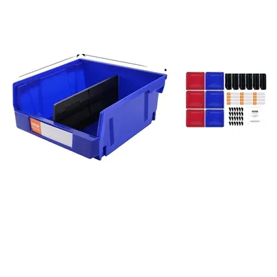 Image de Bac de stockage, empilable, design écologique, 6 pièces