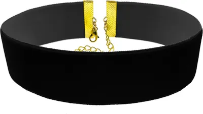 Produktbild von Oblique Unique Halsband Halskette Kette für Damen Mädchen Choker JGA Junggesellinnenabschied Party - schwarz