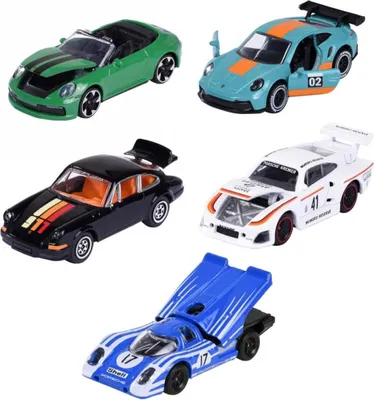 Produktbild von Majorette Porsche Motorsport 5 Pieces Giftpack