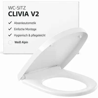 Produktbild von Vigour | WC-Sitz Clivia V2 PowerFlush | Art.-Nr. CLPFSIAS