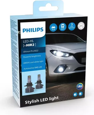 Produktbild von Philips [HIR2] HL Ultinon Pro3022 LED 12V&24V 6000K NO ECE 2St.