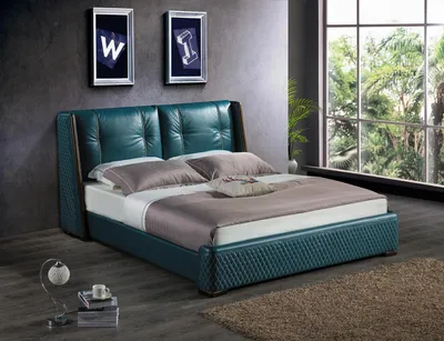 Immagine prodotto di Letto letti in legno hotel letto matrimoniale classico struttura letto casa di campagna 180x200