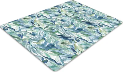 Obrázok produktu pre Podlahová ochranná podložka - Ochranná podložka pod stoličku - Podlahová podložka - 100x70 cm - Pastelový list