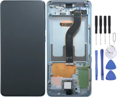 Produktbild von Samsung Display LCD Kompletteinheit f. Galaxy S20 Plus 5G G986B GH82-22134D Blau