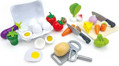 Produktbild von XL Set Kochgrundlagen und Gemüse für Outdoor Spielküche