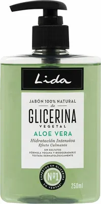 Produktbild von 100% NATÜ RLICHE Handseife mit Glycerin und Aloe Vera 250 ml