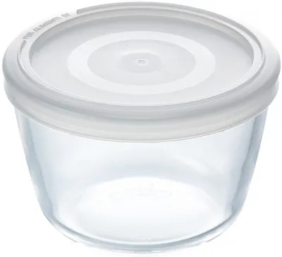Produktbild von Pyrex Cook And Freeze Runde Glas Lebensmittel Schüssel mit Deckel 0.6L
