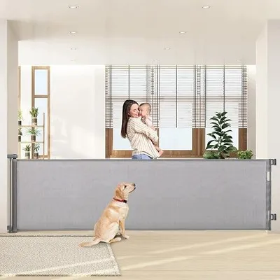 Zdjęcie produktu dla Bramka bezpieczeństwa wysuwana 300 cm dla dzieci zwierząt schody