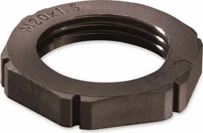 Produktbild von WISKA Kunststoff-Sechskantmutter EMUG 25 M25x1.5 RAL9005