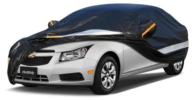 Image de Housse de protection pour voiture, 10 couches, imperméable et respirante, de couleur noire, pour Chevrolet Cruze (2007-2023)