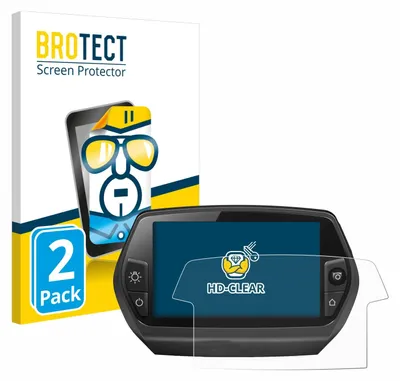 Produktbild von 2x Für Bosch Nyon 2014 Schutzfolie BROTECT Displayschutz Display Schutz Folie Klar Transparent
