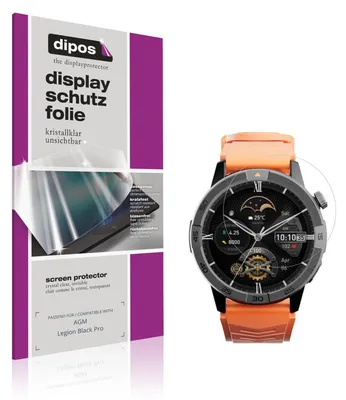 Produktbild von 6x Schutzfolie für AGM Legion Black Pro klar Displayschutzfolie Folie Display Schutz dipos