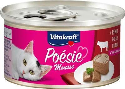 Produktbild von VITAKRAFT Poésie Mousse Beef - nassfutter für Katzen - 85g
