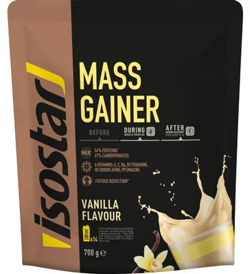 Productafbeelding van Isostar Mass Gainer Vanilla Flavour (700 gr)