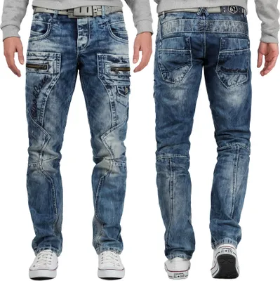 Produktbild von Cipo & Baxx Herren Jeans C1178 Blue W42/L32
