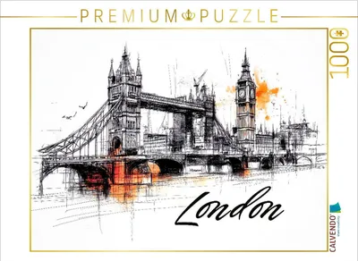 Produktbild von CALVENDO Puzzle London | 1000 Teile Lege-Größe 64x48cm Foto-Puzzle für glückliche Stunden