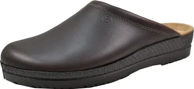 Produktbild von Rohde Herren Pantoletten Clogs Leder Neustadt-H 1515, Größe:47 EU, Farbe:Braun