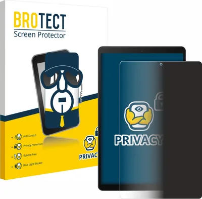 Produktbild von BROTECT Sichtschutzfolie für Samsung Galaxy Tab A 10.1 WiFi 2019 Anti-Spy Privacy Sichtschutz Blickschutz Folie Blaulicht-Schutz