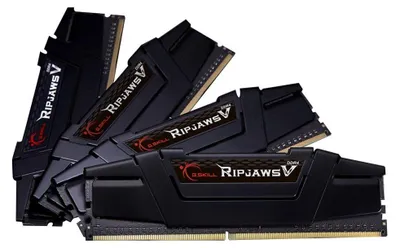 Zdjęcie produktu dla G.Skill Ripjaws V F4-3600C18Q-128GVK, 128 GB, 4 x 32 GB, DDR4, 3600 MHz, 288-pin DIMM